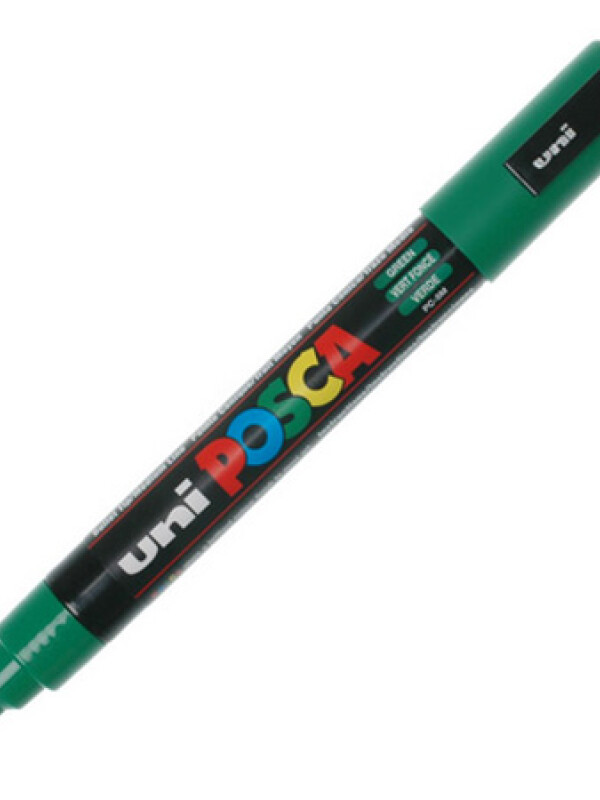 MARCADOR UNI POSCA 2.5 MM VERDE N/A