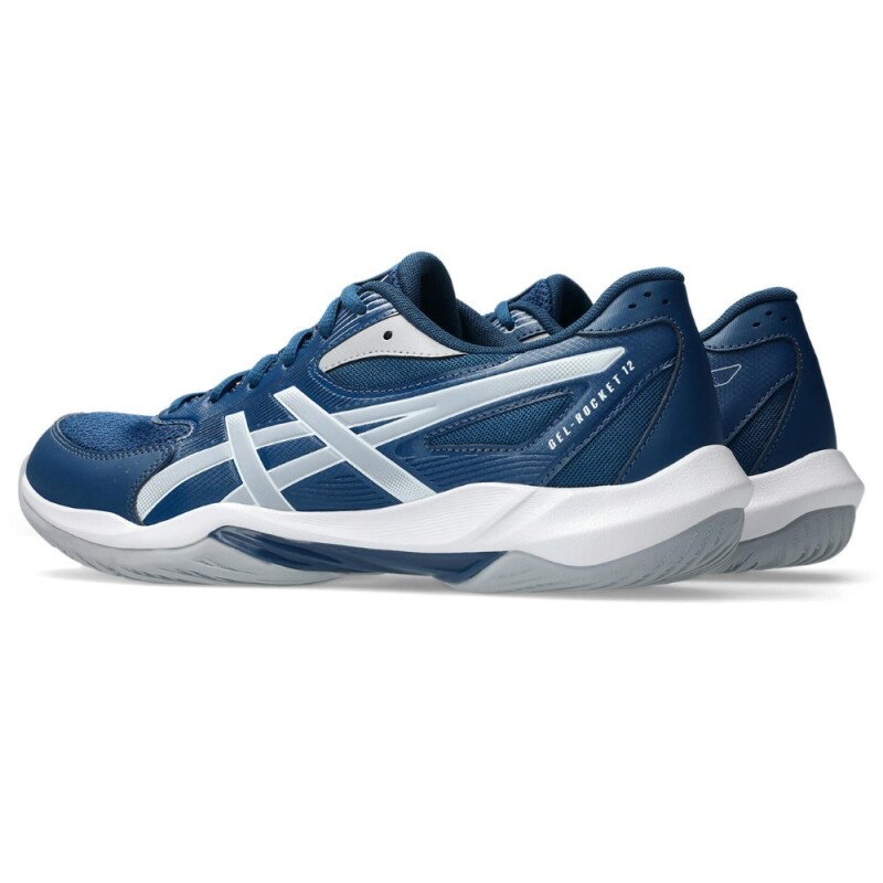 Zapatillas Voley Gel-Rocket 12 Hombre Mako Blue/piedmont Grey