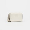 Bandolera New Penny en efecto cuero zaffiano Blanco
