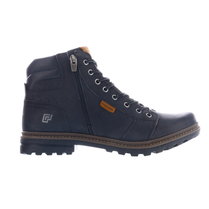 Botas de Hombre Freeway Gor Casual Negro (Cuero Graso)
