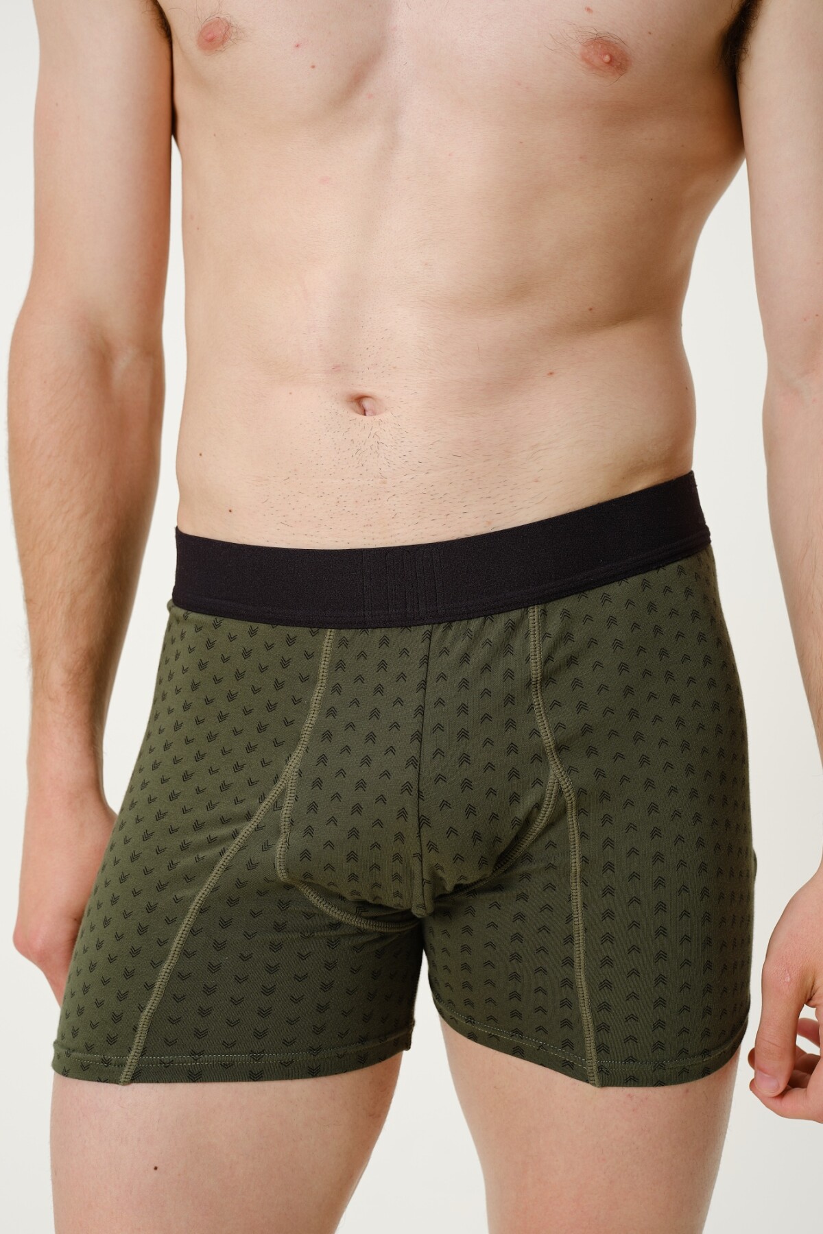 Boxer Algodón Verde Espiga