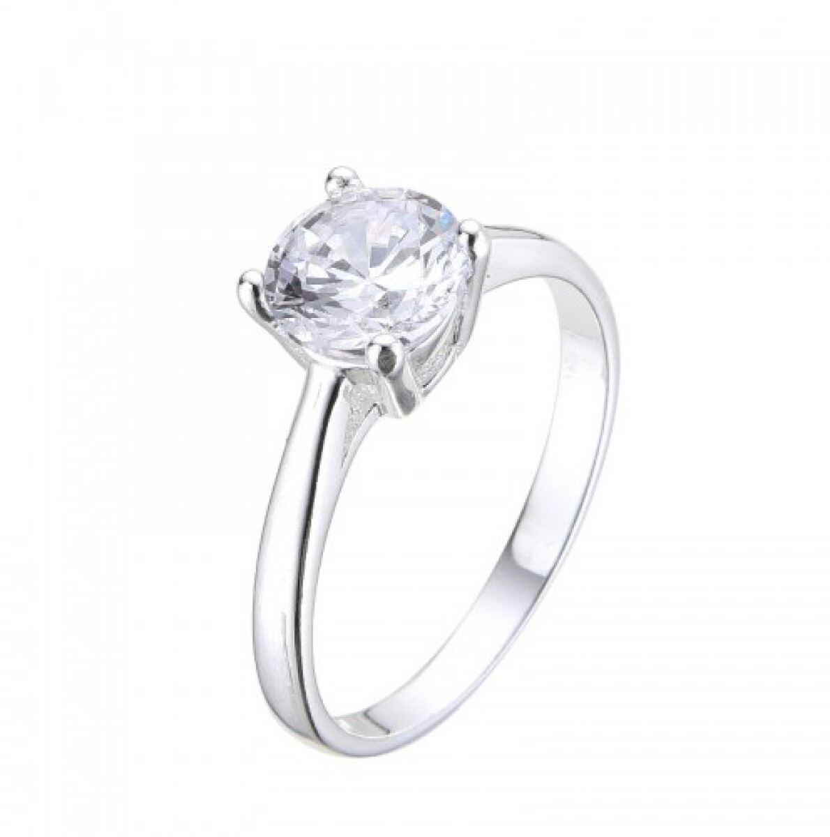 Anillo de plata 925 con circonia, SOLITARIO. 