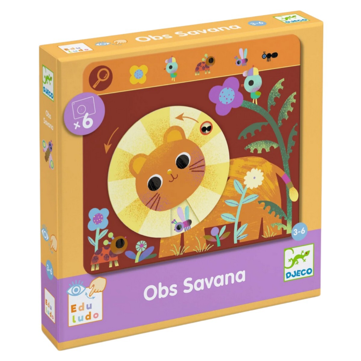 Juego de Mesa Observación Sabana Djeco 