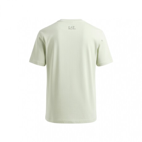 LOGO SERIES SHORT SLEEVED ORGANIC COTTON- EA7 EMPORIO ARMANI Aqua