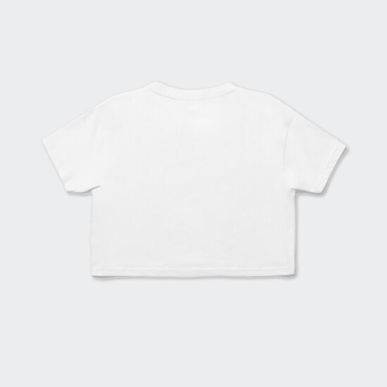 Remera Crop Stance Sleeve Blanco