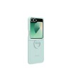 Galaxy Z Flip6 Silicone Case w Ring Green