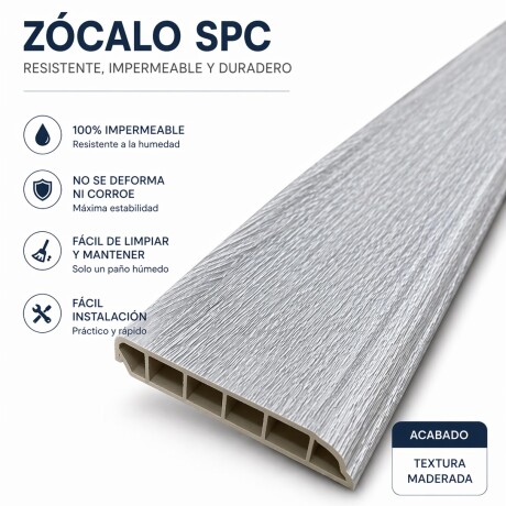 ZÓCALO SPC 2.40 METROS LINEAL COLOR NOGAL OSCURO O5004 NOGAL OSCURO