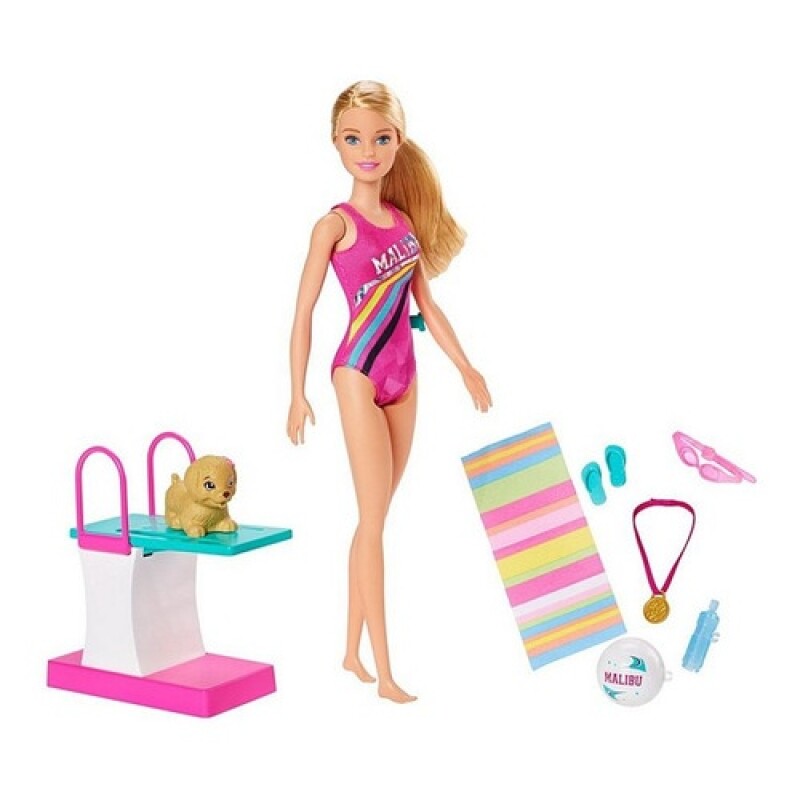 Barbie Original - Muñeca nadadora con accesorios Barbie Original - Muñeca nadadora con accesorios