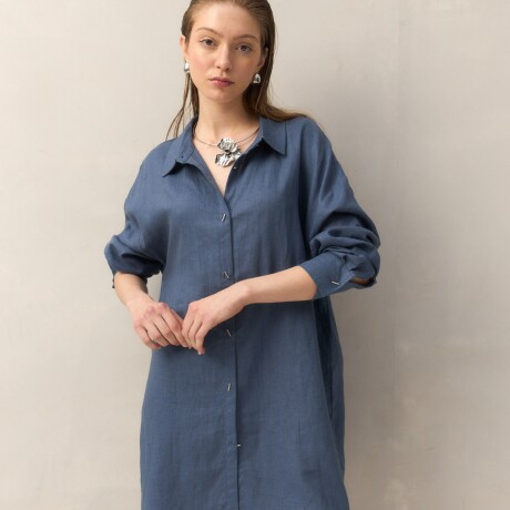 VESTIDO BASILE Indigo