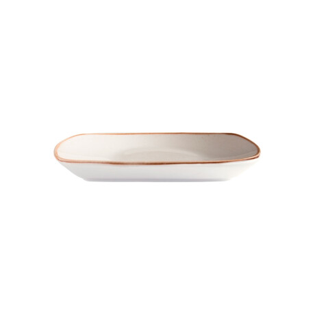 Bandeja Cilantro de Porcelana Beige 16 x 12 cm Artisan Bandeja Cilantro de Porcelana Beige 16 x 12 cm Artisan