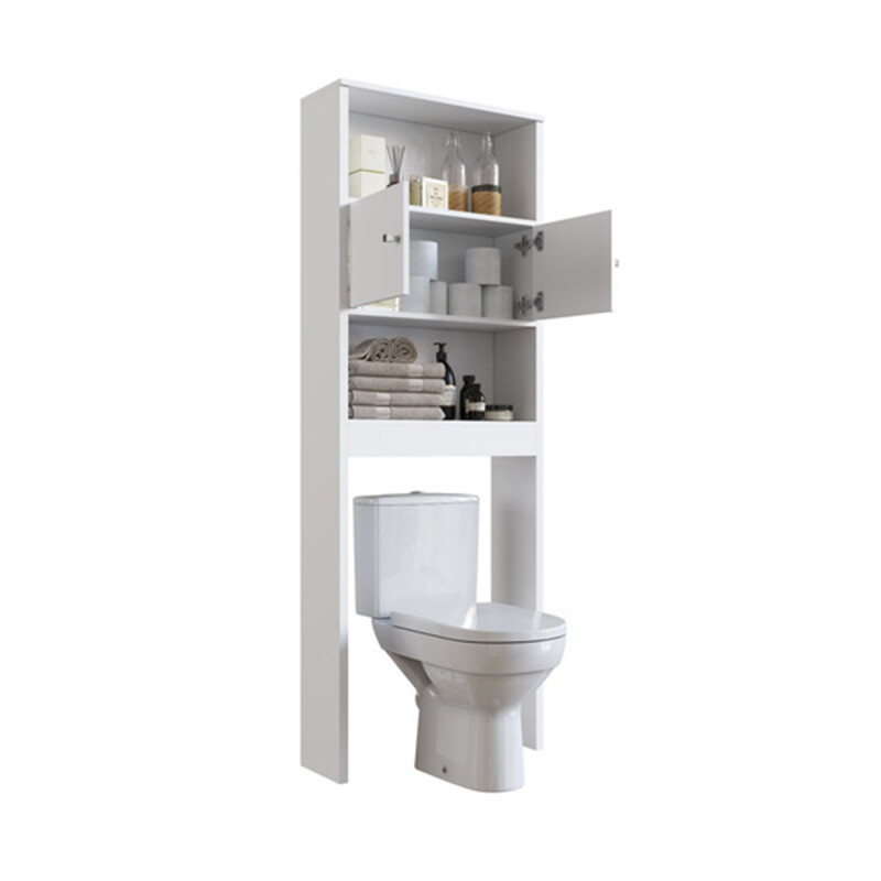 Mueble Para Baño Sobre Inodoro Con 2 Puertas Y 2 Estantes Mueble Para Baño Sobre Inodoro Con 2 Puertas Y 2 Estantes