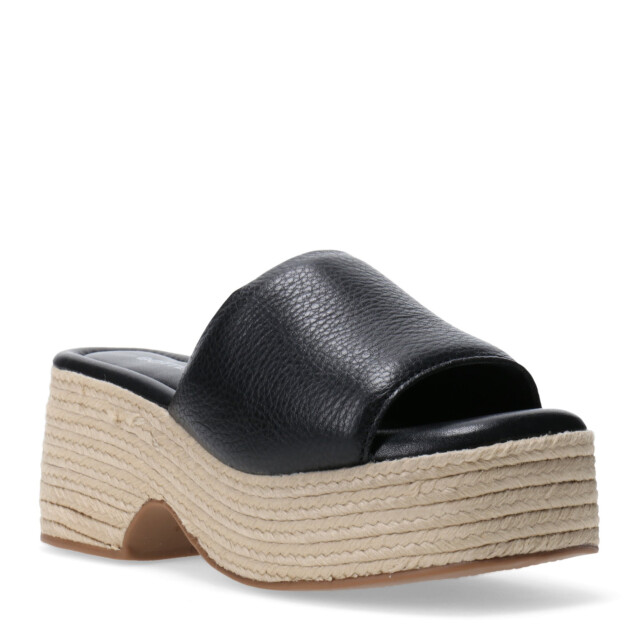 Zuecos de Mujer Bottero liso Negro