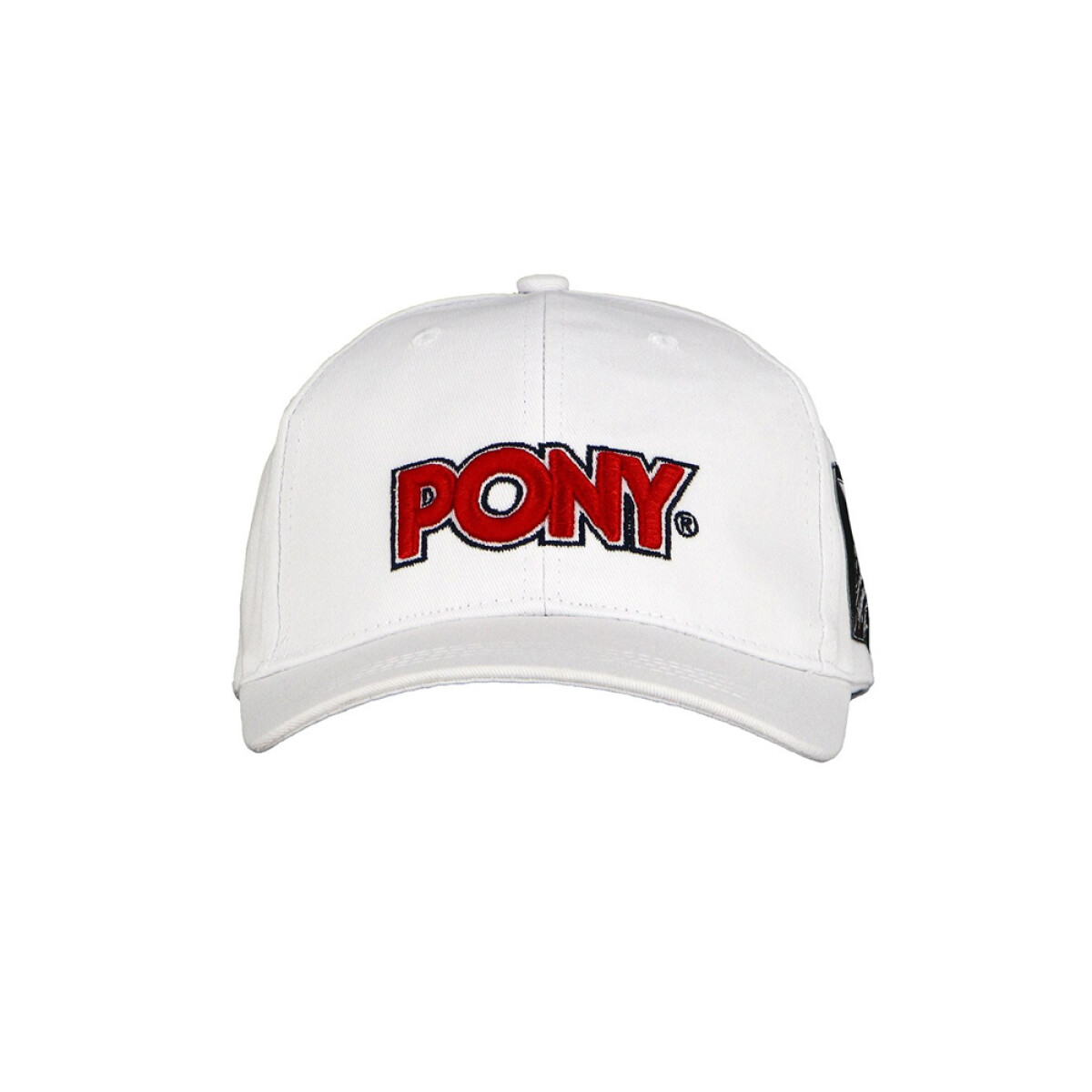 PONY CAP - White/red 