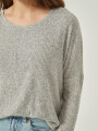 Sweater Nito Gris Melange Medio