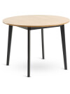 Mesa de comedor JEGIND Ø105 roble/negro Mesa de comedor JEGIND Ø105 roble/negro