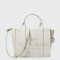 MARC JACOBS - THE LEATHER SMALL TOTE BAG Blanco