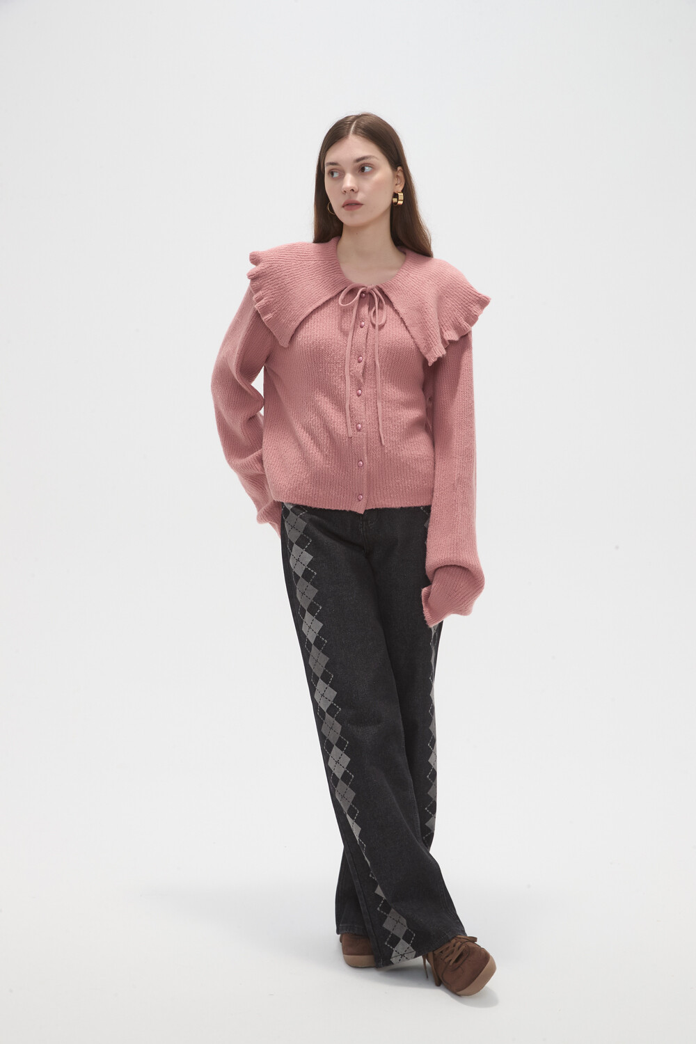Cardigan Olcay Rosa Oscuro