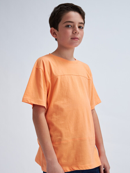 Camiseta manga corta Naranja