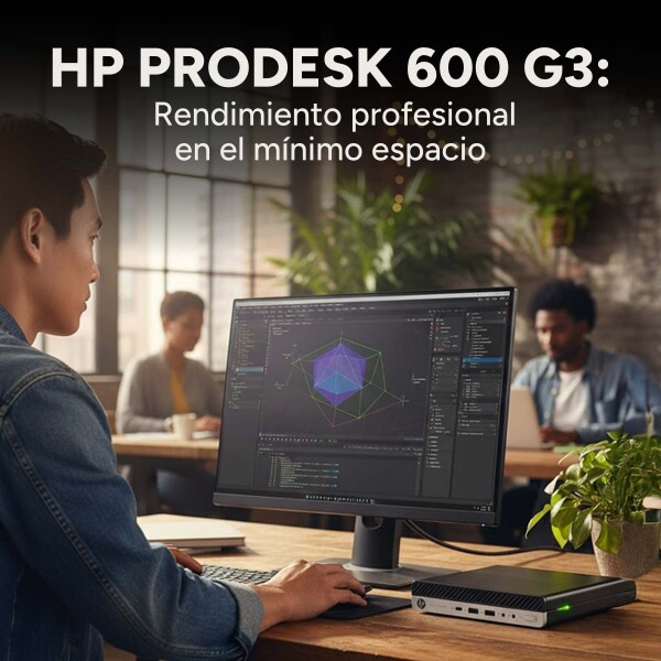 Mini Pc Hp i5-7500t 2.7Ghz 8Gb Ram 256Gb SSD Windows 11 pro Color Negro