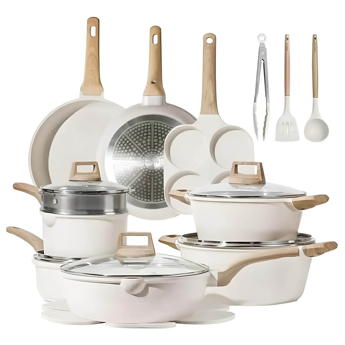 Juego Batería Cocina Completa 21 Piezas El Chingón 