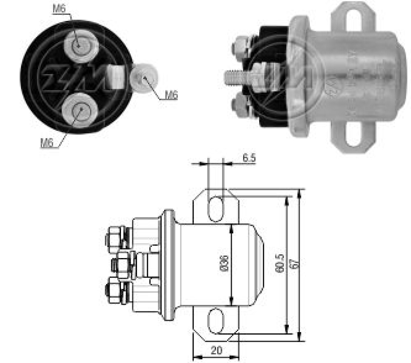 AUTOMATICO DE ARRANQUE - 12v D.REMY 29MT 1418-1720 ZM 