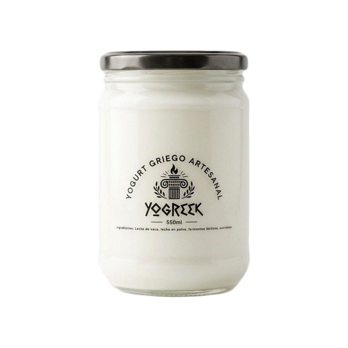 Yogurt Griego Entero 550ml Yogreek 