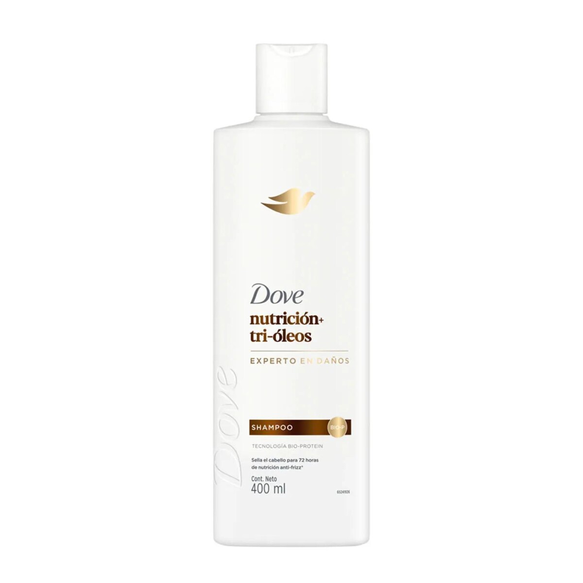 Shampoo Dove Nutrición + Tri-Óleos Experto en Daños 400 ml 