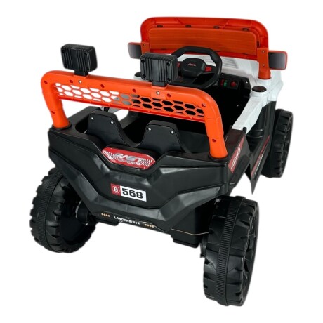 Jeep Bebesit a Batería Utv 568 BLANCO-NARANJA