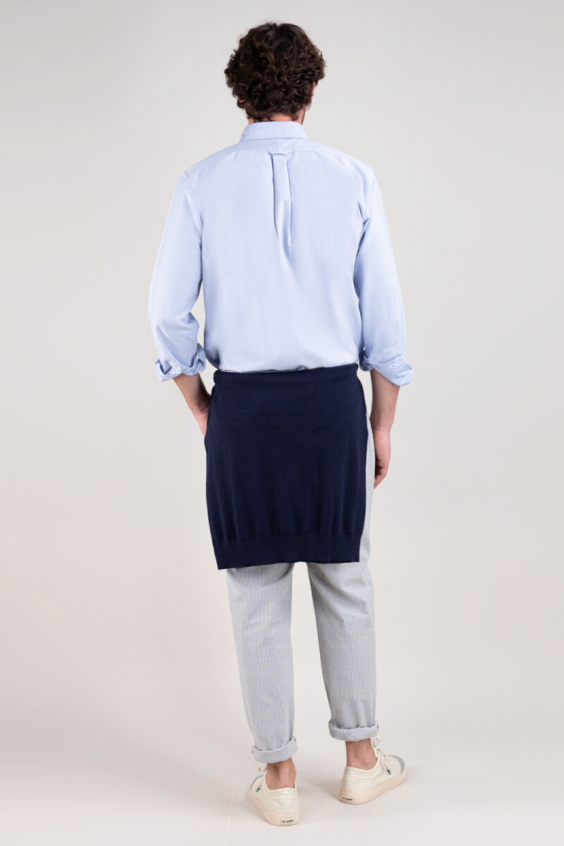 Camisa Oxford Azul