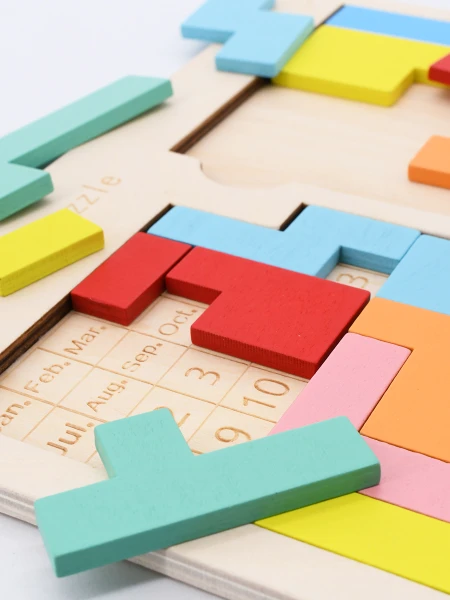 JUEGO TETRIS MADERA MULTICOLOR