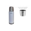 TER75 Termo De Ac. Inox. Doble Pared 750 Ml Hudson - Blanco