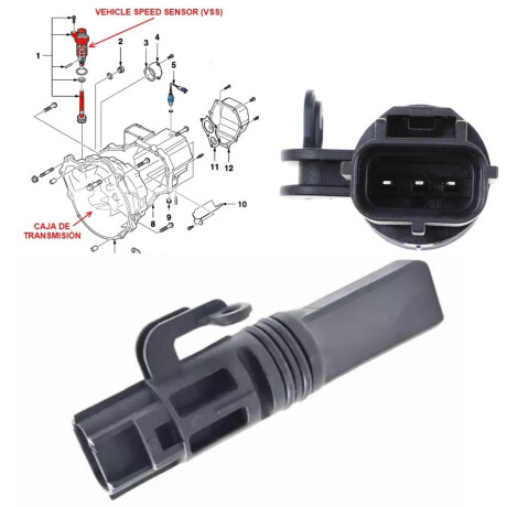 CAPTOR FORD SENSOR VELOCIDAD FOCUS 2000 MOT. ZETEC FAE CAPTOR FORD SENSOR VELOCIDAD FOCUS 2000 MOT. ZETEC FAE