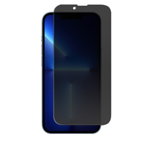 Vidrio Templado 9H con Filtro de Privacidad para iPhone 13 Pro Max Transparente