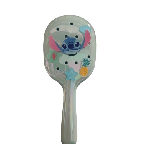 Cepillo de cabello Stitch celeste