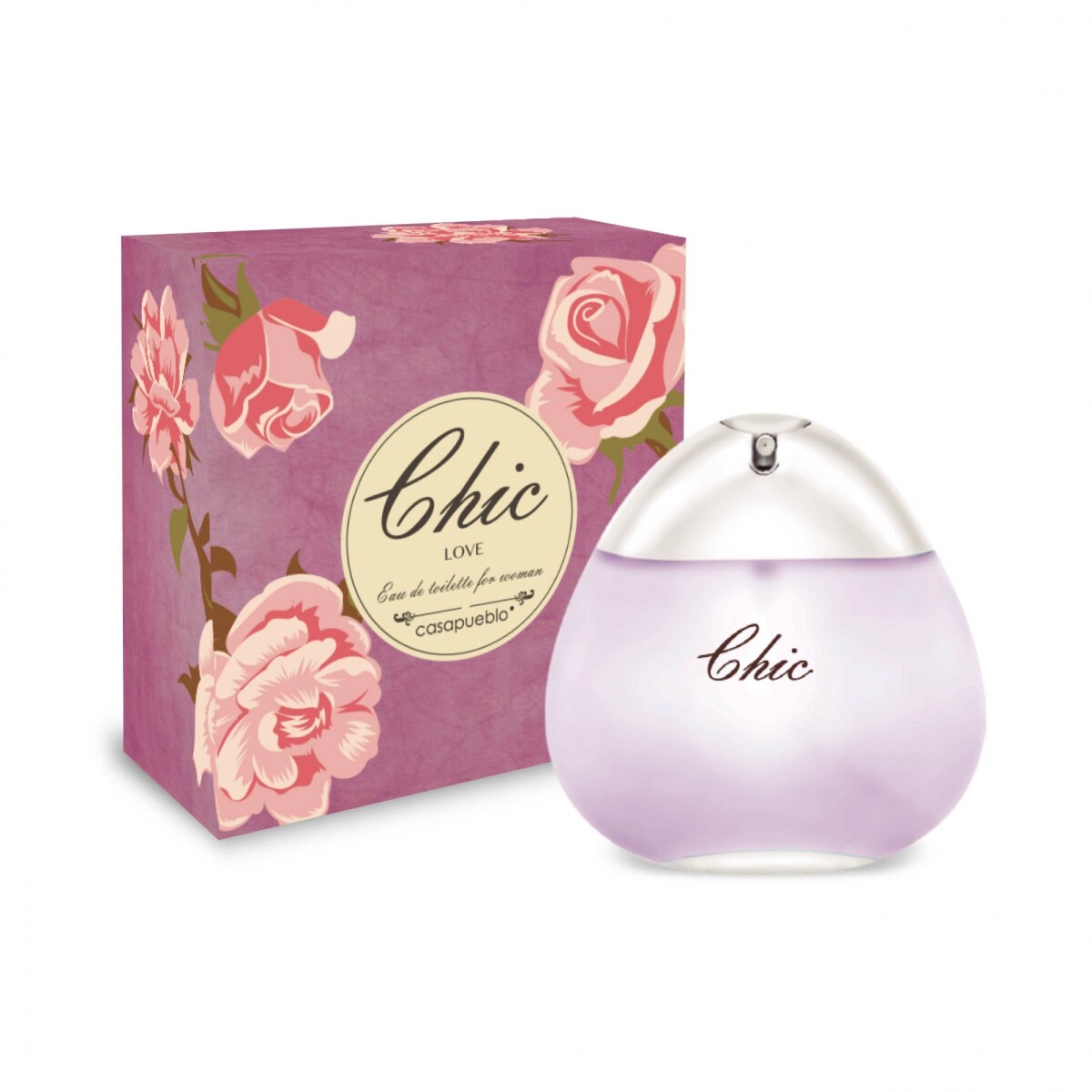 Perfume Casa Pueblo Chic Love EDT 55 ml – Aroma Romántico y Dulce 