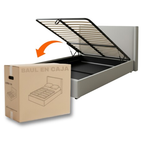 Cama baúl con respaldo - queen size Cama baúl con respaldo - queen size