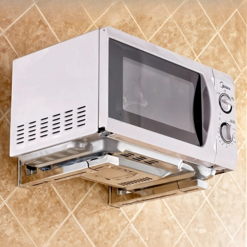 Soporte para microondas PLATEADO