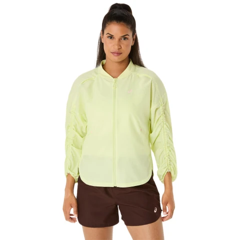 Nagino Run Adjustable Jacket - Mujer Huddle Yellow