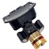 Linterna Minero Cabeza Recargable Luz Solar Pesca Camping Variante Color Negro Cobre