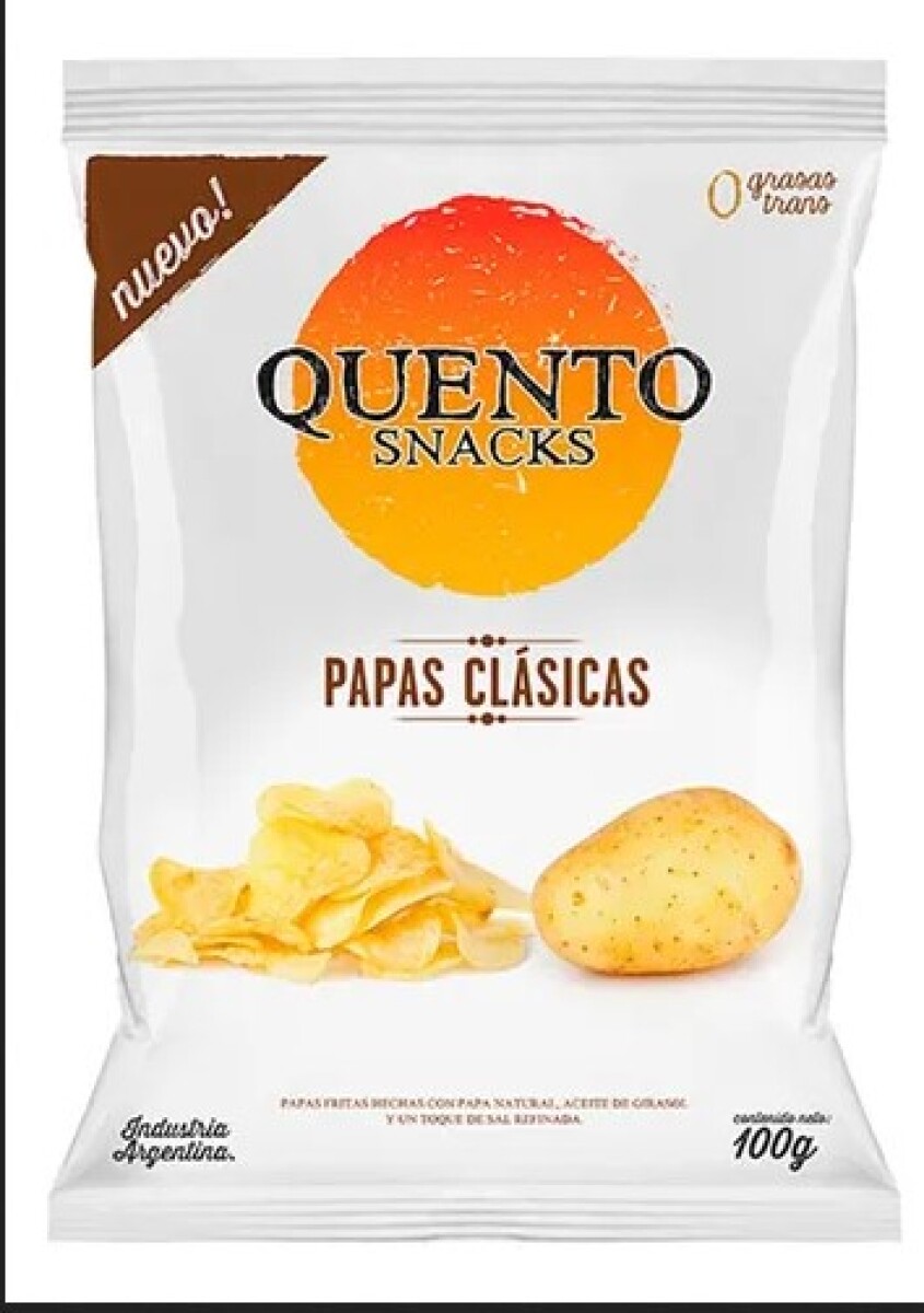 SNACK PAPAS QUENTO 100G CLASICA 
