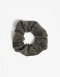 Skunzies Strass Scrunchie Con Strass - Plateado Hematite