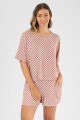 Mosaico pijama short Rosa antique