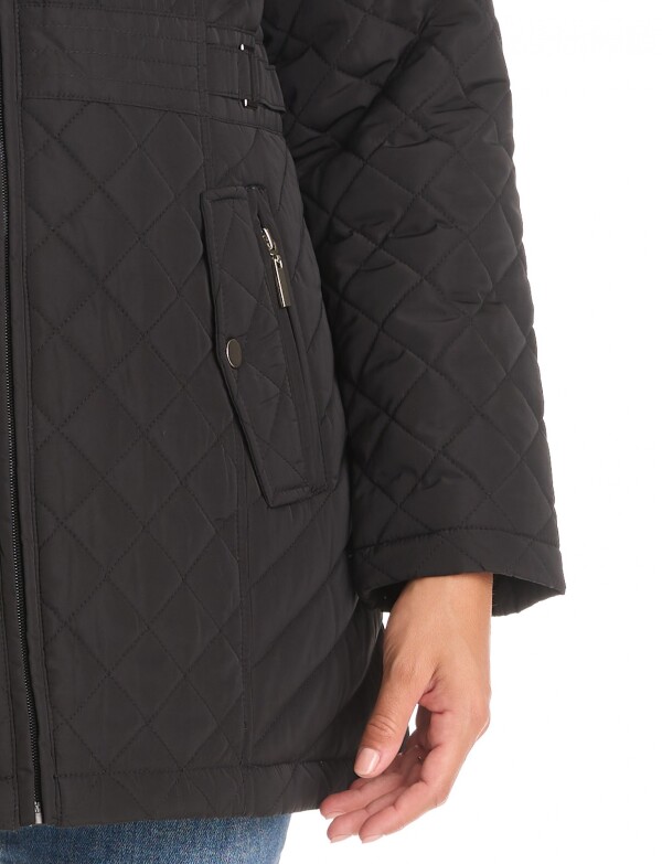 Campera Capitoneada NEGRO