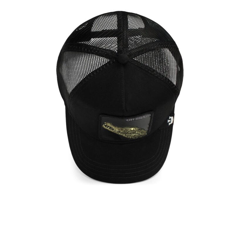 Gorra Goorin Bros Trucker Baseball - The Oh Snap Alligator Negro