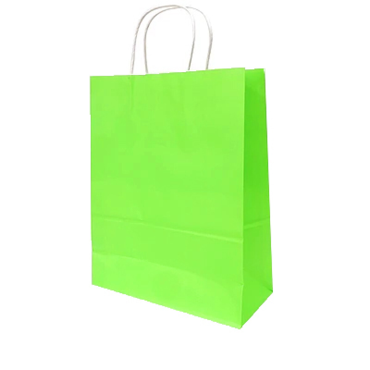 Bolsa con Asa Lisa N°2 Pack x12 - Verde Manzana 