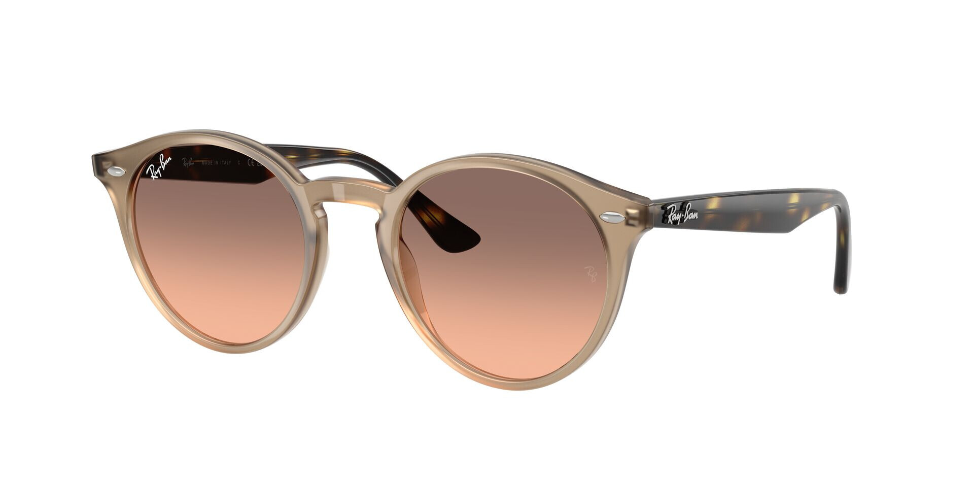 Ray-Ban Black on Gold - Beige traslucido 
