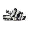 Fluff Yeah Slide Marble W - Mujer Black