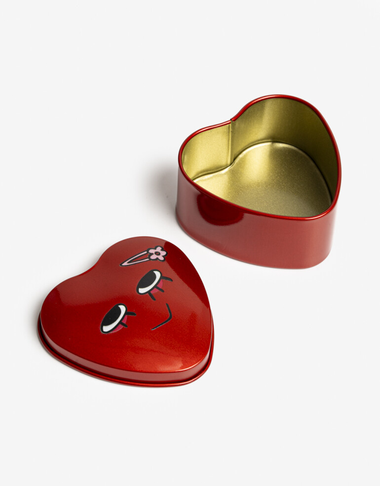 Rega Varios Lata Metálica Broken Hearts - Combinacion Tricolor