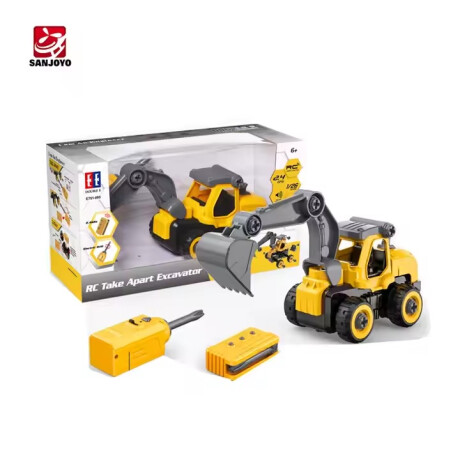 Excavadora RC DOBLE E desmontable a escala 1/26 E751 Excavadora RC DOBLE E desmontable a escala 1/26 E751