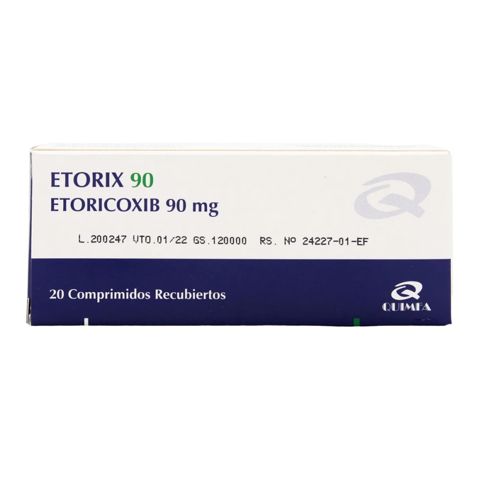ETORIX 90 MG. CJ X 20 COMP. REC.